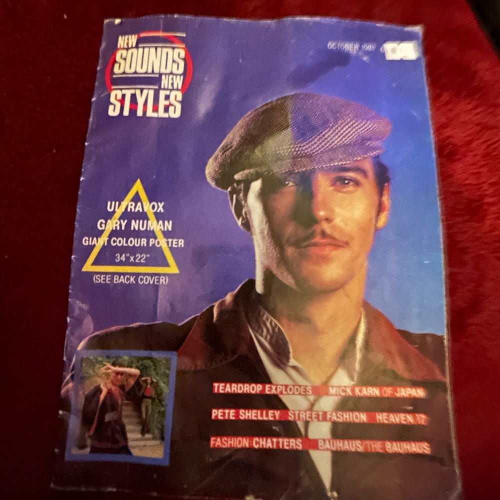 80s oct 81 NEW WAVE GOTH bauhaus fanzine SOUNDS STYLES magazine Pete burns